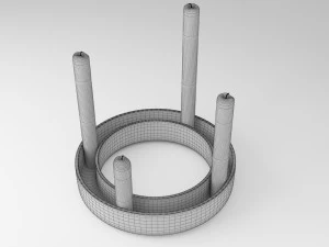 muuto gloria candlestick 3D Model