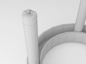 muuto gloria candlestick 3D Model