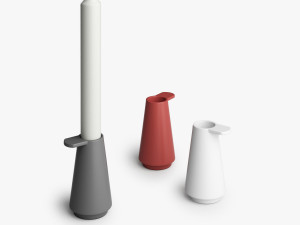 muuto grip candlestick 3D Model