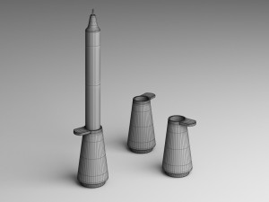 muuto grip candlestick 3D 模型