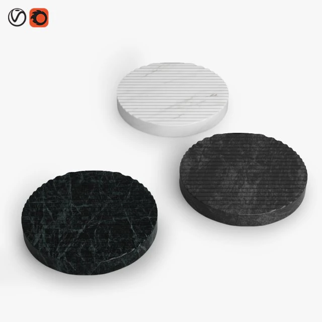 muuto groove trivet 3D Model .c4d .max .obj .3ds .fbx .stl .blend