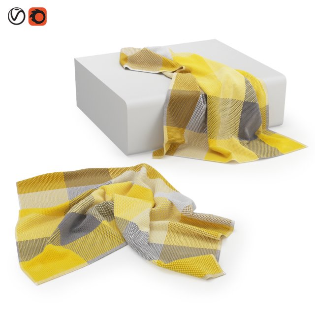 muuto loom throw 3D Модель .c4d .max .obj .3ds .fbx .stl .blend