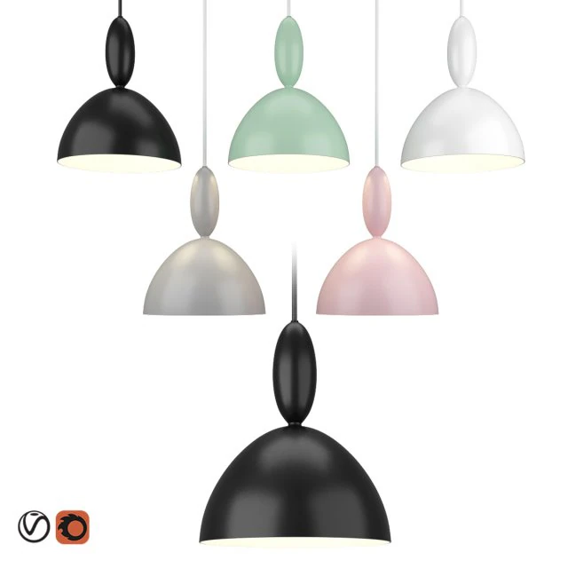 muuto mhy lamp 3D Model .c4d .max .obj .3ds .fbx .stl .blend 