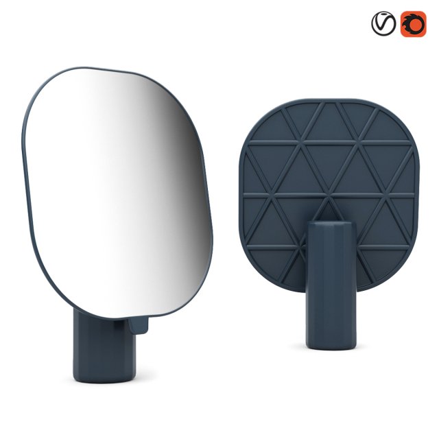 muuto mimic mirror Modelo 3D .c4d .max .obj .3ds .fbx .stl .blend 