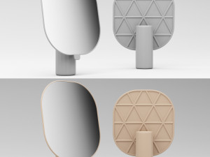 muuto mimic mirror Modelo 3D
