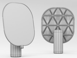 muuto mimic mirror Modelo 3D