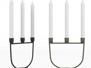 muuto candelabro aperto Modello 3D
