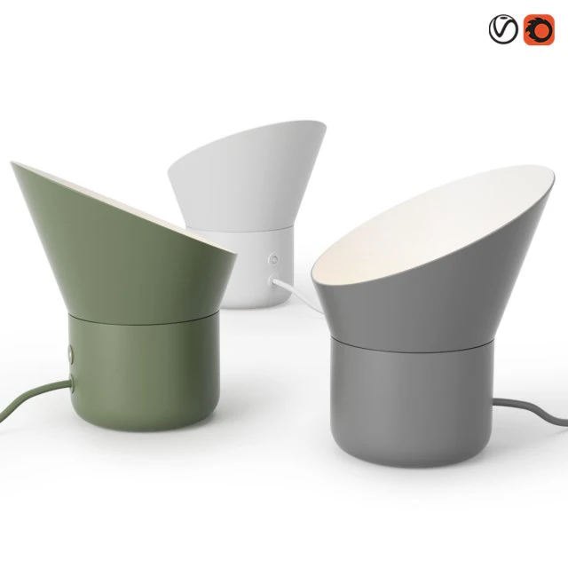 muuto up table lamp 3D Model .c4d .max .obj .3ds .fbx .stl .blend 