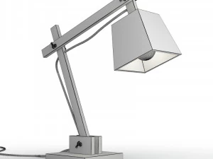 muuto wood lamp 3D Model