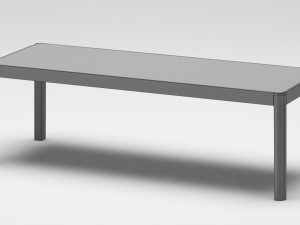 muuto workshop coffee table Model 3D