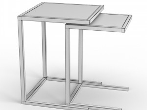 proximity nesting tables Model 3D