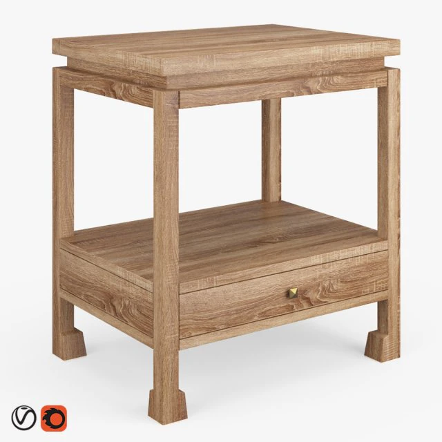 reese side table 3D Model .c4d .max .obj .3ds .fbx .stl .blend 