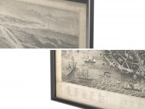 restoration hardware 1867 new york aerial engraving Modelo 3D