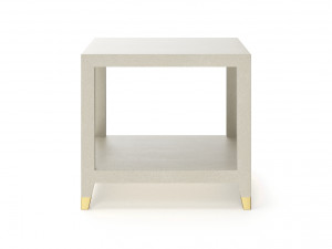 restoration hardware graydon shagreen square side table 3D Модель