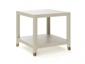 restoration hardware graydon shagreen square side table 3D Модель