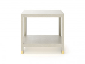 restoration hardware graydon shagreen square side table 3D Модель