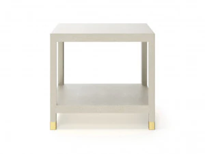 restoration hardware graydon shagreen square side table 3D Model