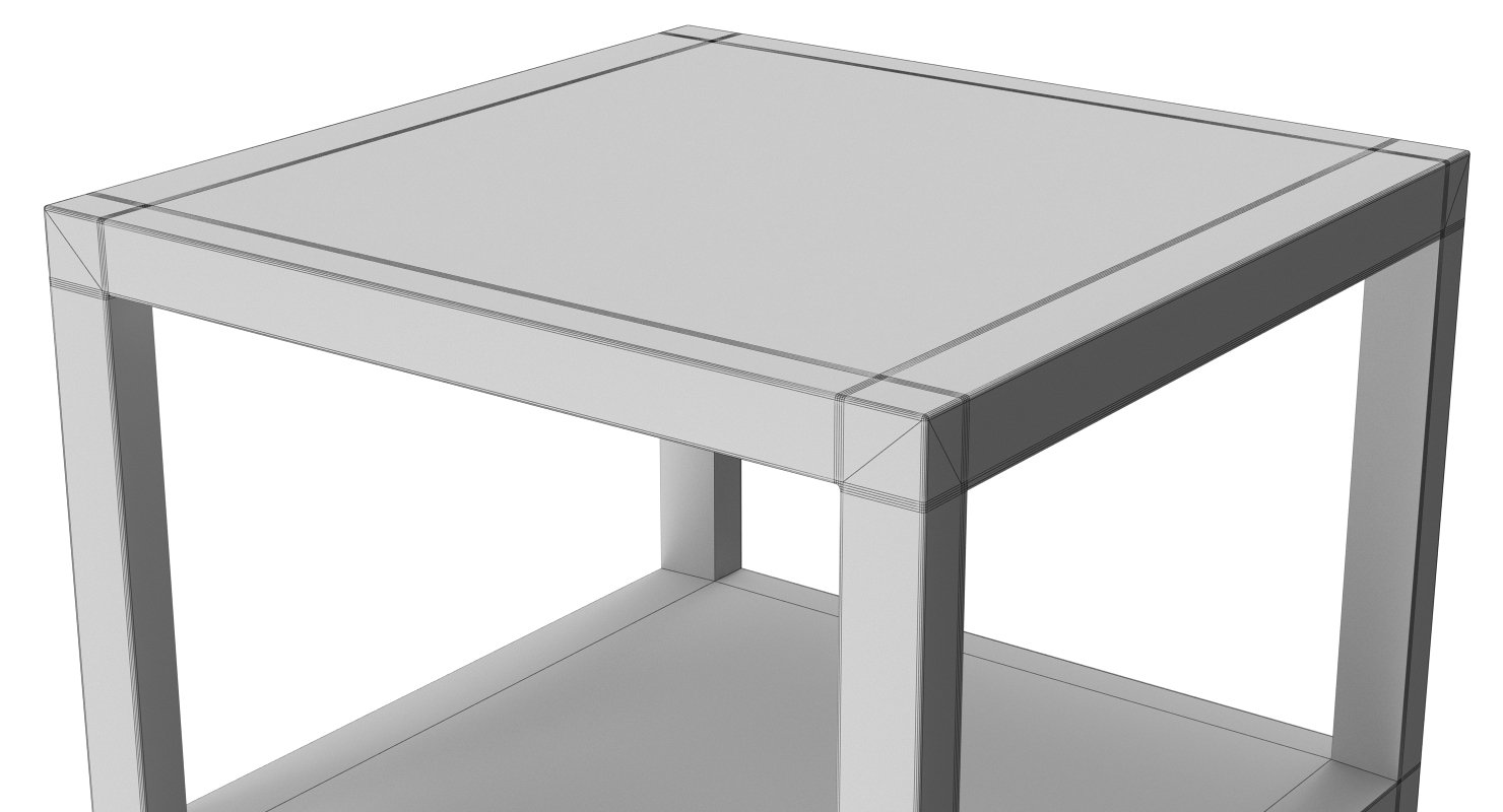 Restoration Hardware Graydon Shagreen Square Side Table 3D Model in Table 3DExport