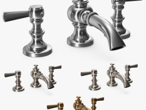 restoration hardware lugarno faucet 3Dモデル