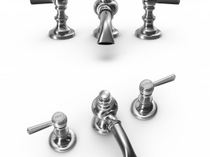 restoration hardware lugarno faucet 3D-Modell