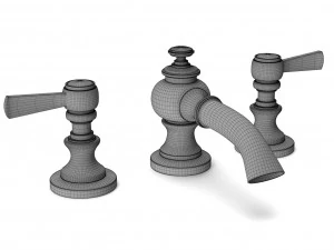 restoration hardware lugarno faucet 3D Model