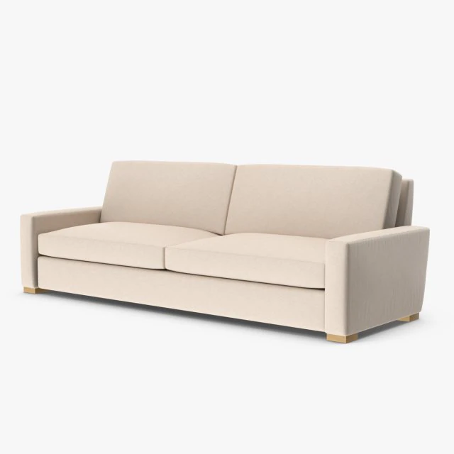 restoration hardware maxwell upholstered sofa 3D Model .c4d .max .obj .3ds .fbx .stl .blend