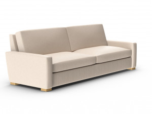 restoration hardware maxwell upholstered sofa 3D 모델