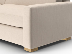 restoration hardware maxwell upholstered sofa 3D 모델
