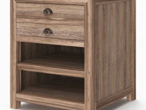 restoration hardware printmakers modular desk 3D Model