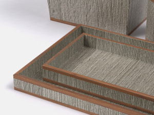 restoration hardware regency bath accessories pewter 3D Model