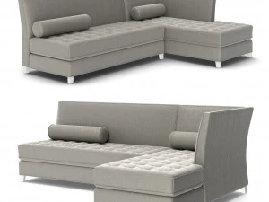 restoration hardware rylin lounge set 3D Model