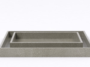 restoration hardware shagreen bath accessories smoke Modèle 3D
