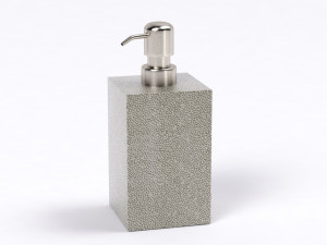 restoration hardware shagreen bath accessories smoke Modèle 3D