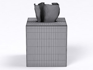 restoration hardware shagreen bath accessories smoke Modèle 3D