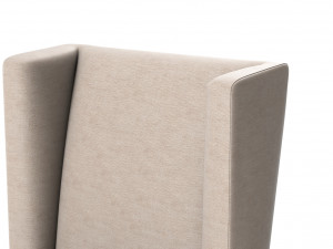 restoration hardware stewart fabric side chair 3D 模型