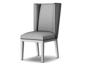 restoration hardware stewart fabric side chair 3D 模型
