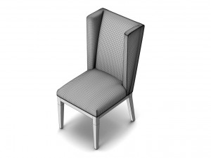 restoration hardware stewart fabric side chair 3D 模型