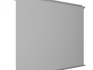 restoration hardware military chalkboard world map 3D Model
