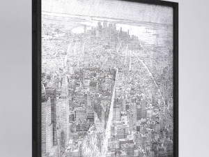 restoration hardware zoey riley map of lower manhattan 3D Модель