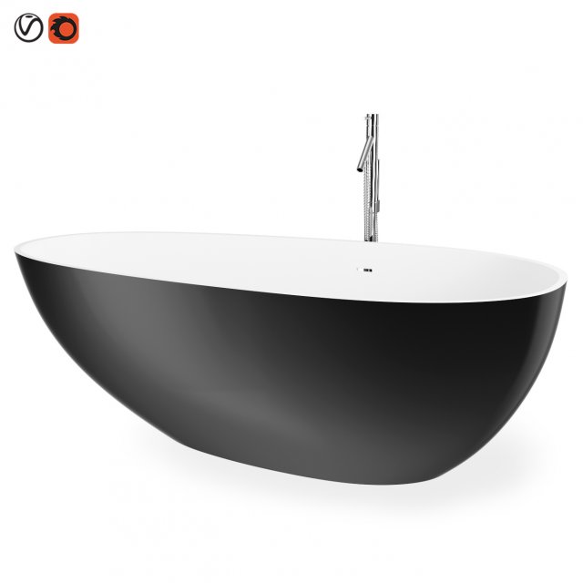 vesuv bathtube by vallone Modello 3D .c4d .max .obj .3ds .fbx .stl .blend 