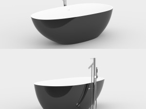 vesuv bathtube by vallone Modello 3D