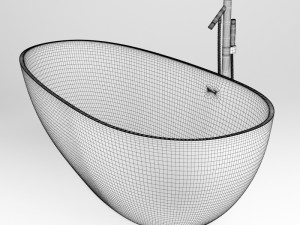 vesuv bathtube by vallone Modello 3D