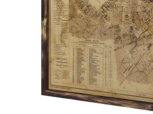 restoration hardware vintage paris map 3D Model