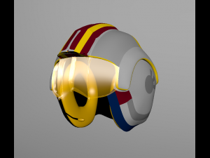 luke skywalkers helmet 3D Model