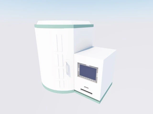 microbiological analyzer bd phoenix-100 3D Model .c4d .max .obj .3ds .fbx .stl .blend 