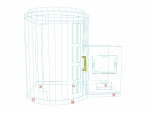 microbiological analyzer bd phoenix-100 Model 3D