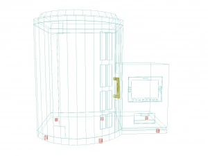 microbiological analyzer bd phoenix-100 3D Model