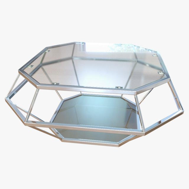 coffee table diamanto lareto 3D Model .c4d .max .obj .3ds .fbx .stl .blend 