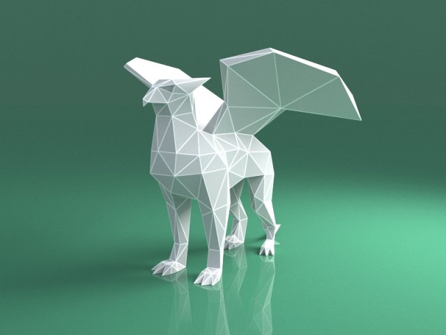 grifon Modelo 3D .c4d .max .obj .3ds .fbx .stl .blend 