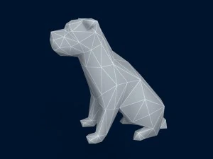 american bulldog 3D Model